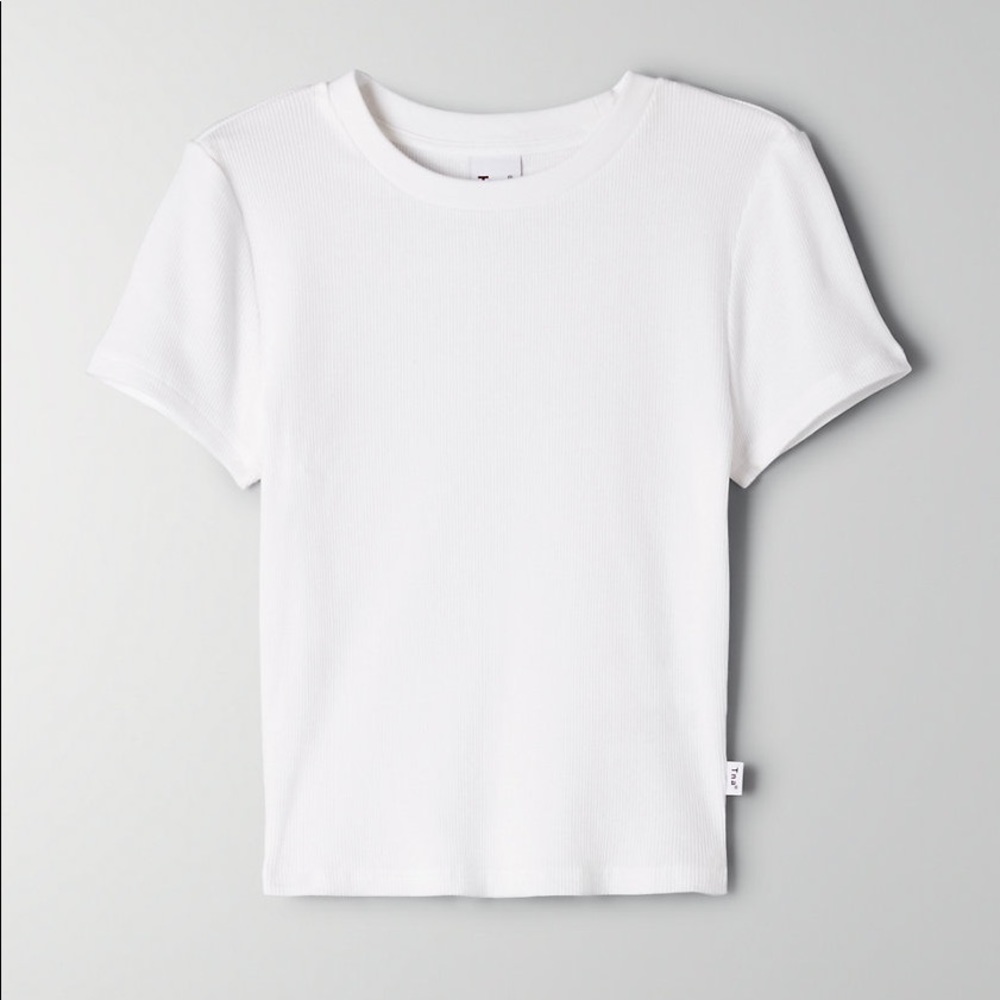 TNA RIBBED CROPPED T